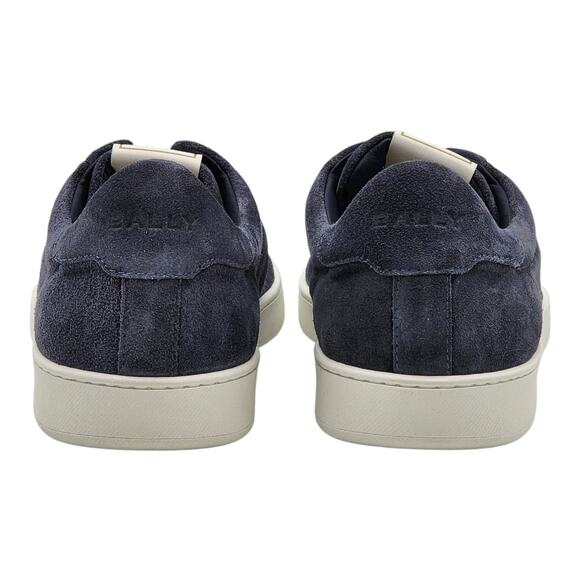 Bally Crest Romy Suede Slip-On Sneakers Navy Blue - NWB $400 - Picture 5 of 7